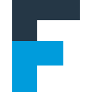 Abstract geometric shapes in black and blue