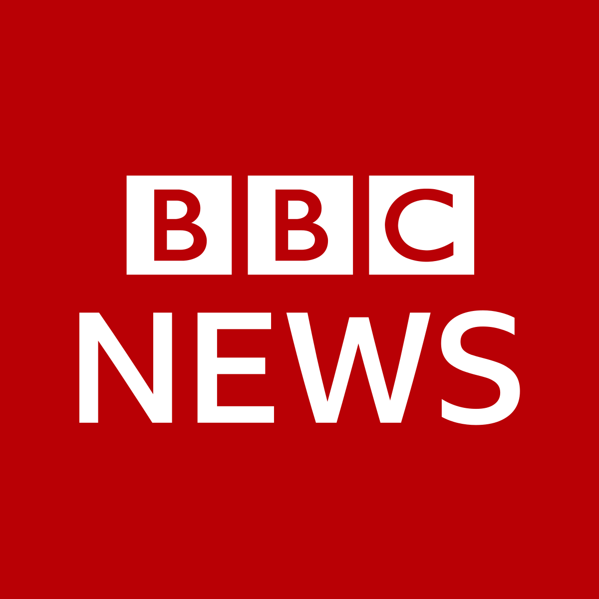 BBC News logo with red background and white text